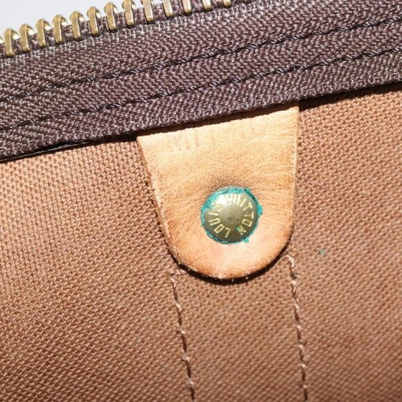 LOUIS VUITTON Monogram Keepall 55 Boston Bag M41424 LV Auth BD364 - Picture 11 of 16